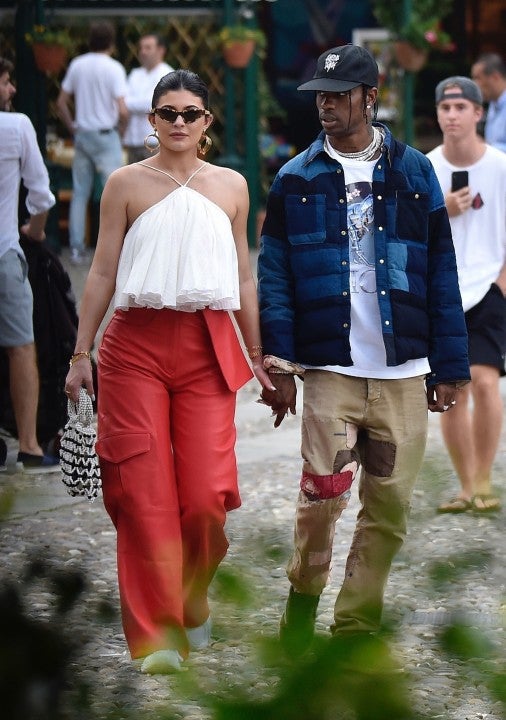 Kylie Jenner and Travis Scott hold hands in Italy