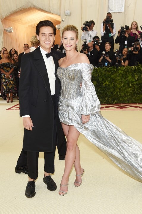 Cole Sprouse and Lili Reinhart at the 2018 Met Gala