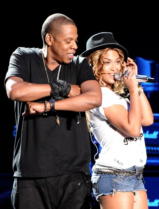 Jay Z and Beyonce at coachella 2010