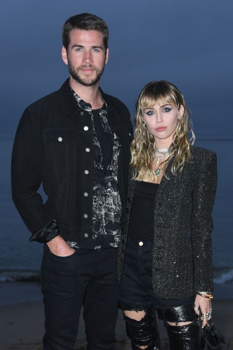 Liam Hemsworth and Miley Cyrus in Malibu in June 2019