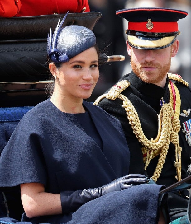 Meghan, Duchess of Sussex during Trooping The Colour 2019