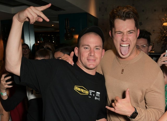 Channing Tatum and Curtis Pritchard in london