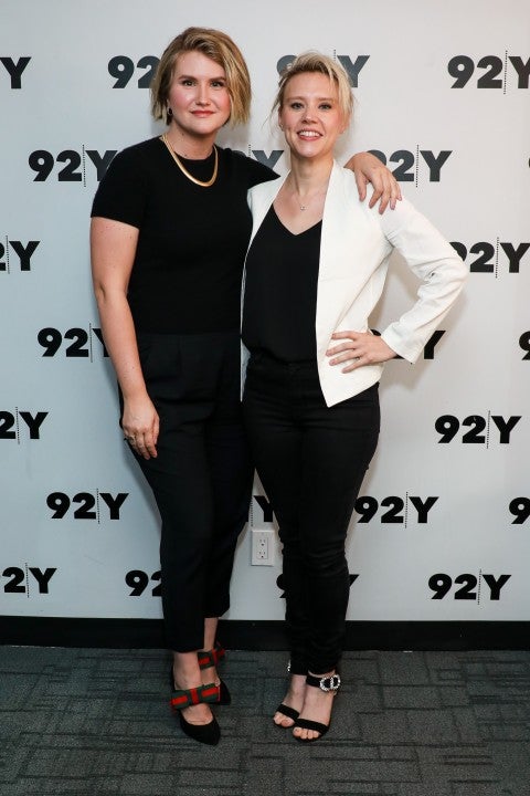 Jillian Bell and Kate McKinnon at the 92nd st y
