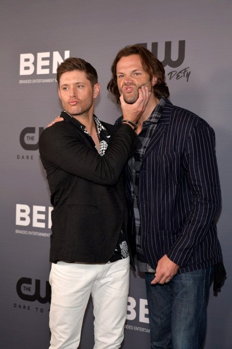 Jensen Ackles and Jared Padalecki at The CW's Summer 2019 TCA Party 