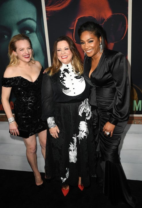 Elisabeth Moss, Melissa McCarthy, and Tiffany Haddish at the premiere of Warner Bros Pictures' "The Kitchen" 