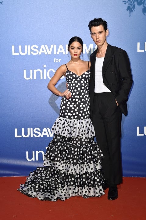 Vanessa Hudgens and Austin Butler at the photocall for the Unicef Summer Gala 