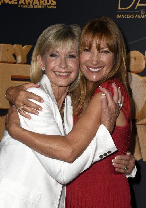 Olivia Newton-John and Jane Seymour at the 2019 Industry Dance Awards