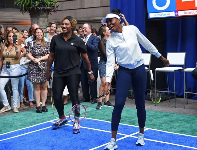 Serena and Venus Williams at Lotte New York Palace