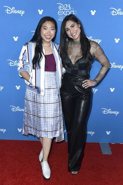 Awkwafina and Cassie Steele d23