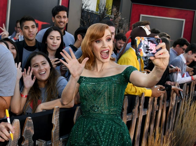Jessica Chastain at it chapter two premiere