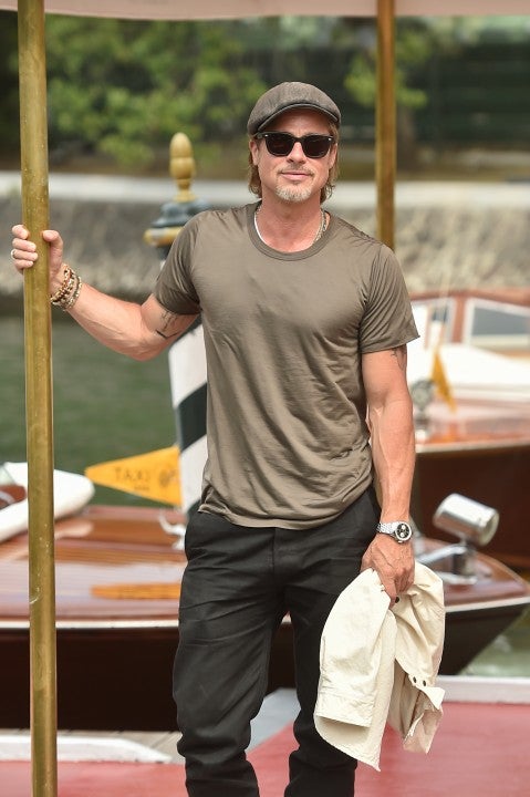 Brad Pitt arriving at the 76th Venice Film Festival