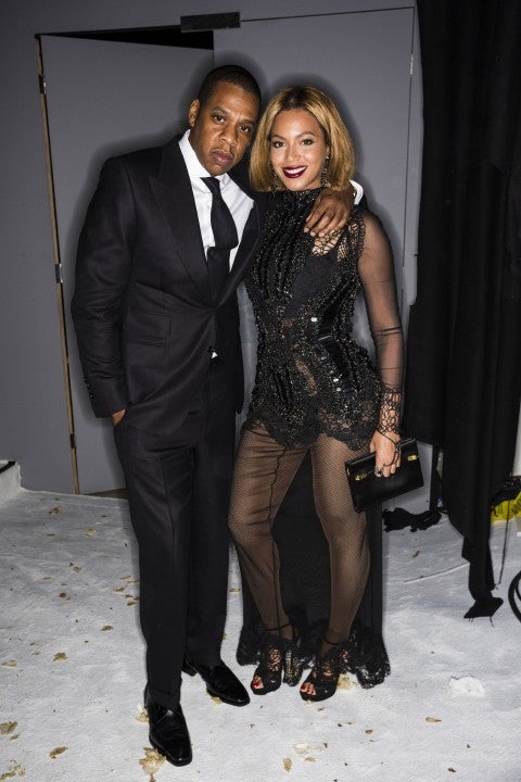 Jay Z and beyonce at tom ford show in 2015