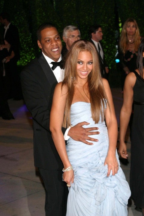 JAY-Z and Beyonce at 2005 Vanity Fair Academy Awards