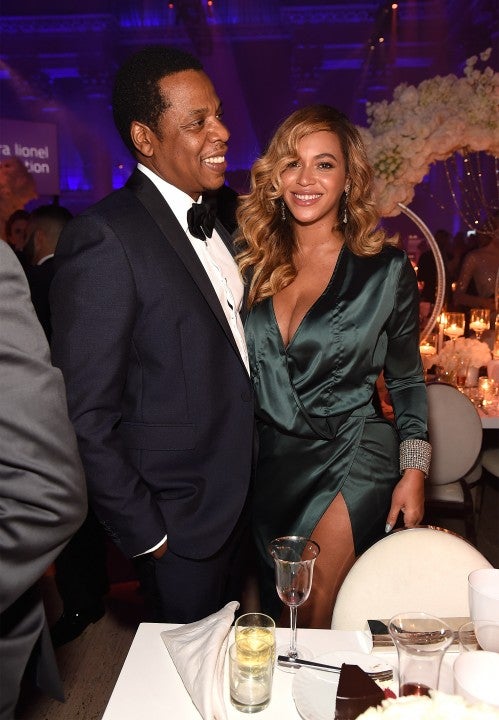 Jay-Z and Beyonce at Rihanna's 3rd Annual Diamond Ball 