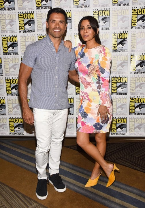 Mark Consuelos and Marisol Nichols at Comic-Con International 2018