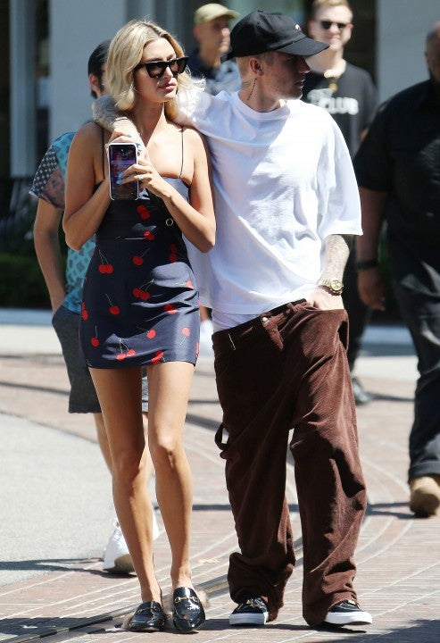 Justin Bieber and Hailey Bieber out and about in Los Angeles on aug 11