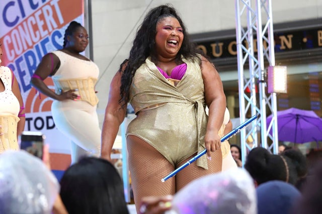 Lizzo performs on today show