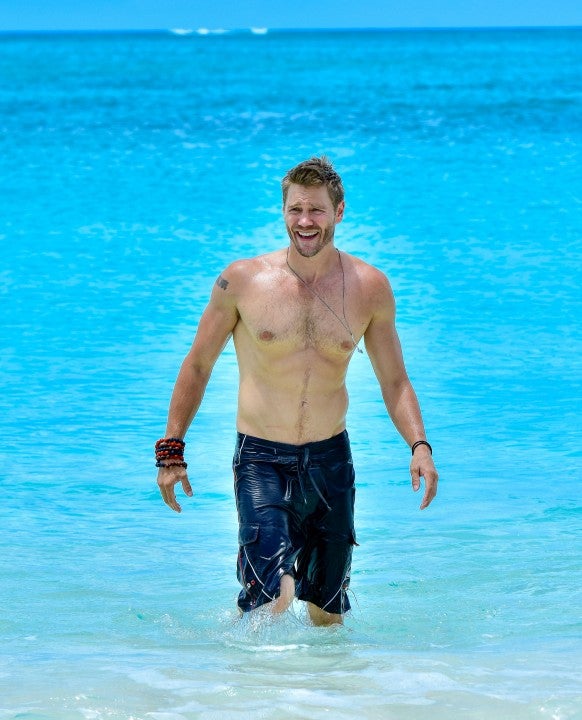 Chad Michael Murray at turks and caicos
