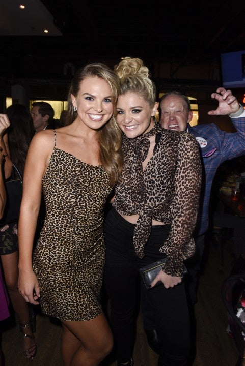 Hannah Brown and Lauren Alaina at dwts afterparty