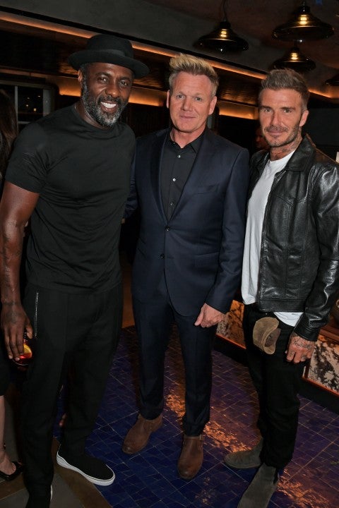 Idris Elba, Gordon Ramsay and David Beckham