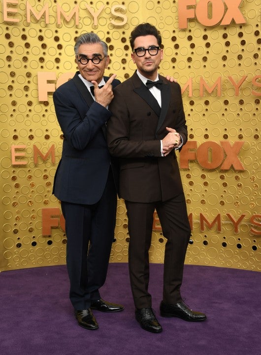 Eugene Levy and Daniel Levy at 2019 emmys