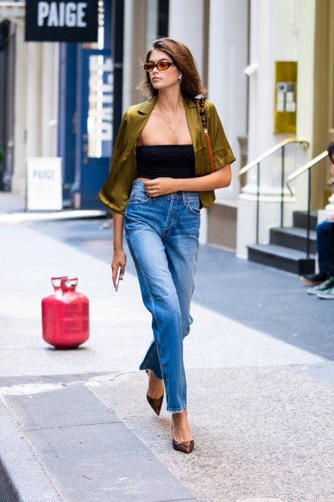 kaia gerber in nyc on sept 3