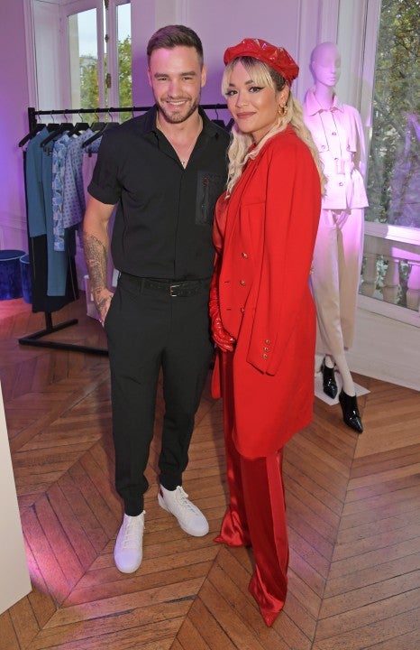 Liam Payne and Rita Ora during paris fashion week