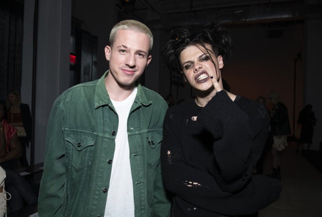 Charlie Puth and Yungblud at nyfw