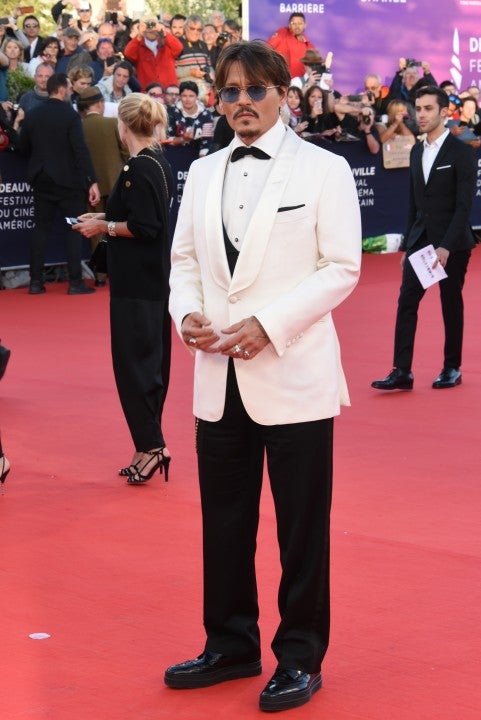 Johnny Depp at the 45th Deauville American Film Festival
