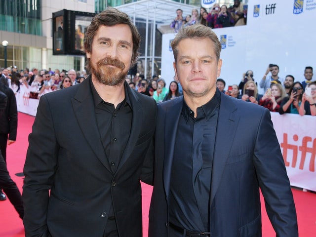 Christian Bale and Matt Damon at tiff