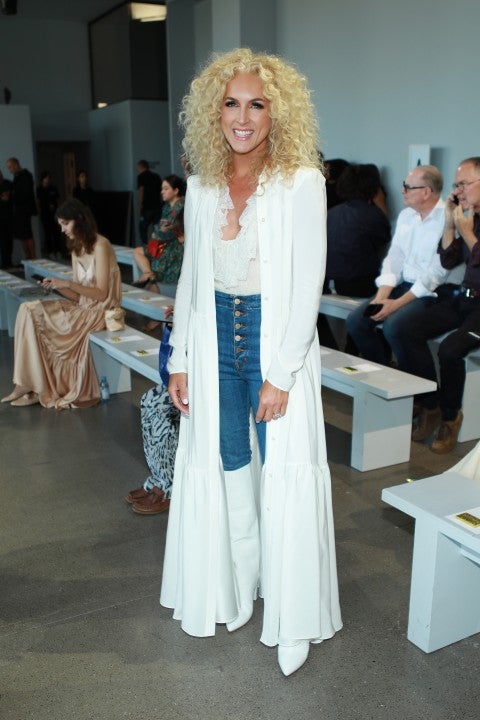 Kimberly Schlapman at Ryan Roche fashion show during New York Fashion Week