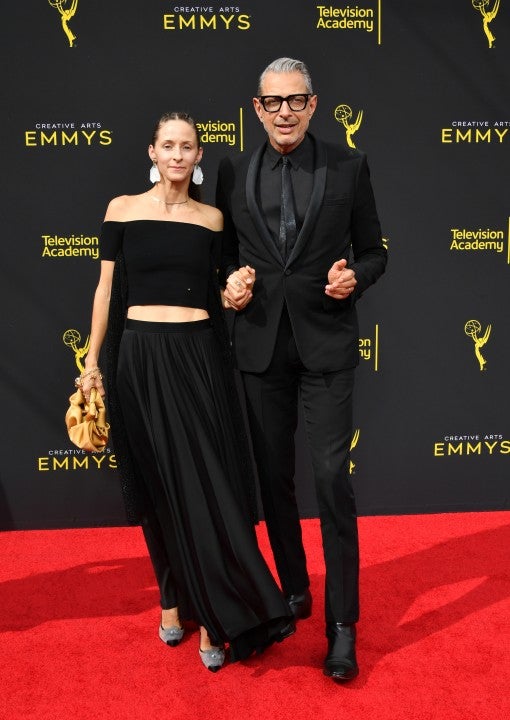 Emilie Livingston and Jeff Goldblum Creative Arts Emmys 2019