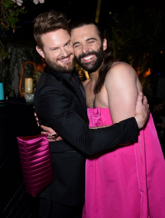 Bobby Berk and Jonathan Van Ness at the 2019 Netflix Creative Arts Emmy After Party 