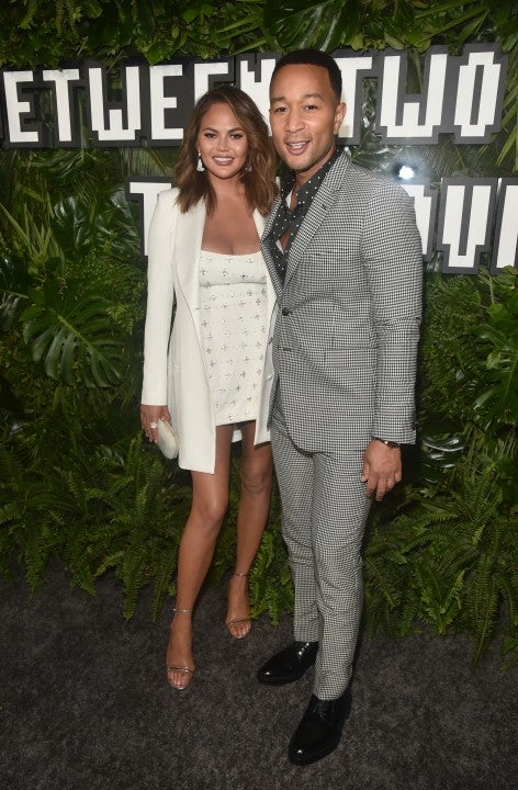  Chrissy Teigen and John Legend at the premiere of Netflix's "Between Two Ferns: The Movie" 