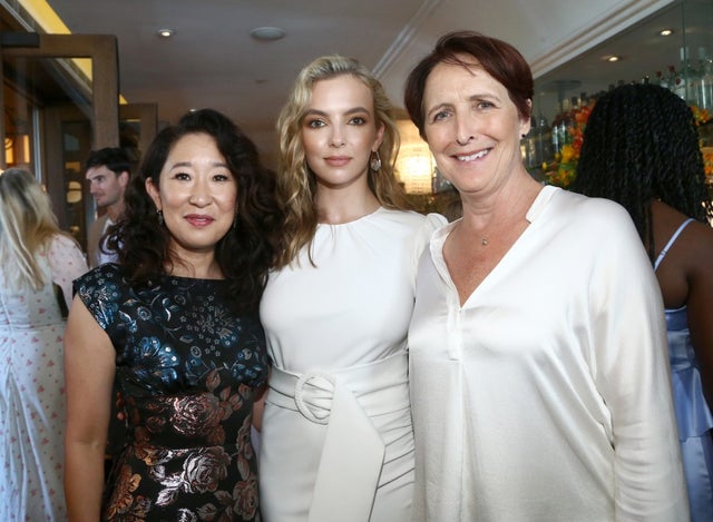 Sandra Oh, Jodie Comer and Fiona Shaw 