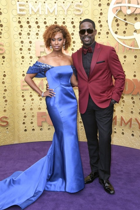 Ryan Michelle Bathe and Sterling K. Brown at the 71st Emmy Awards