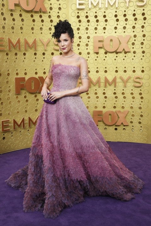Halsey at the 71st Emmy Awards
