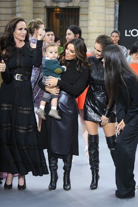  Andie MacDowell, Eva Longoria and her son Santiago, Cheryl Cole and Camila Cabello