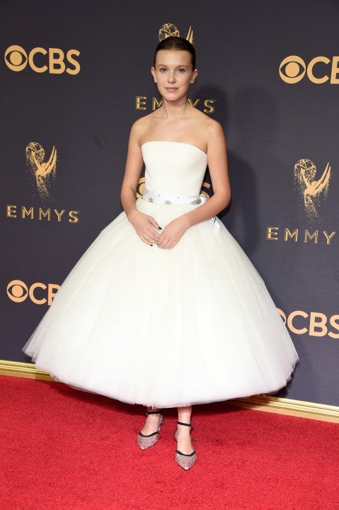 millie bobby brown at 2017 emmys