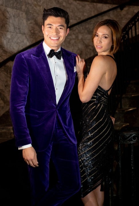 henry golding and wife at nyfw