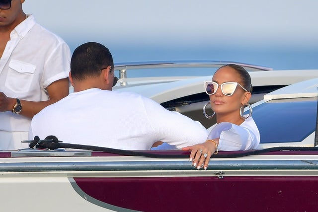 arod and jlo in st tropez
