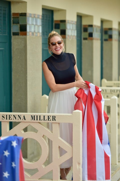 sienna miller at 45th Deauville American Film Festival