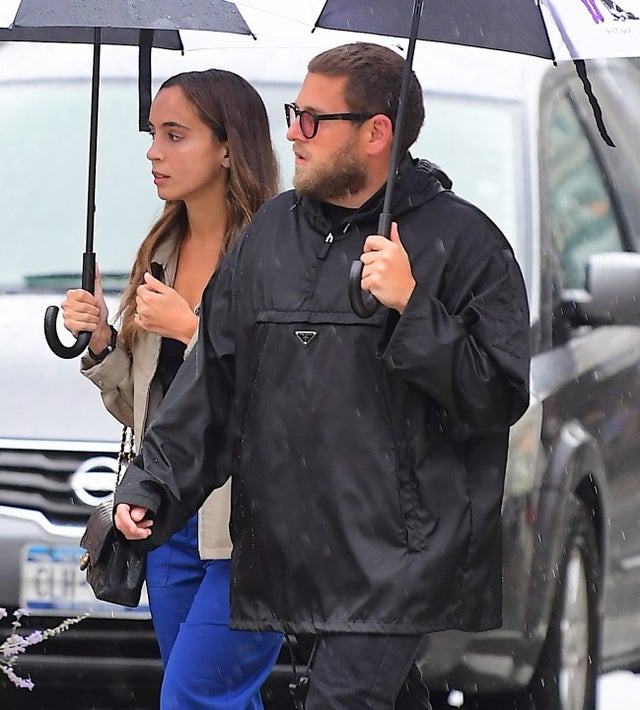 jonah hill and fiance in nyc on labor day