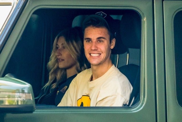 hailey and justin bieber on oct 14