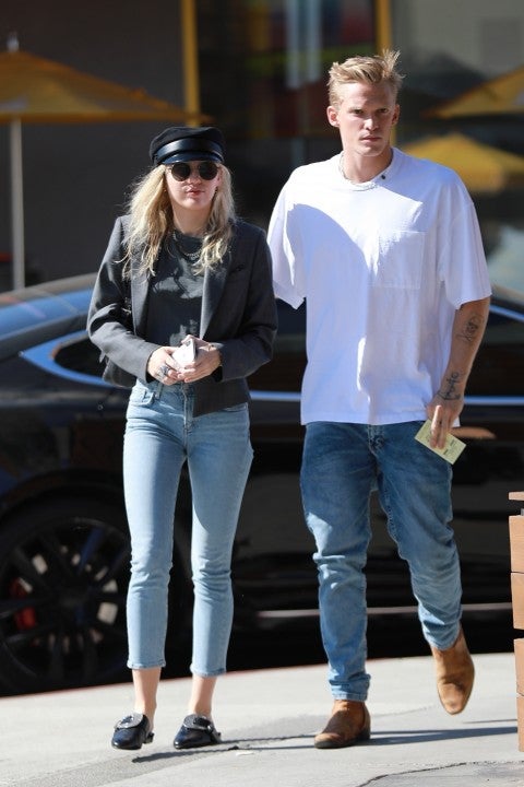 Miley Cyrus and Cody Simpson get lunch in LA