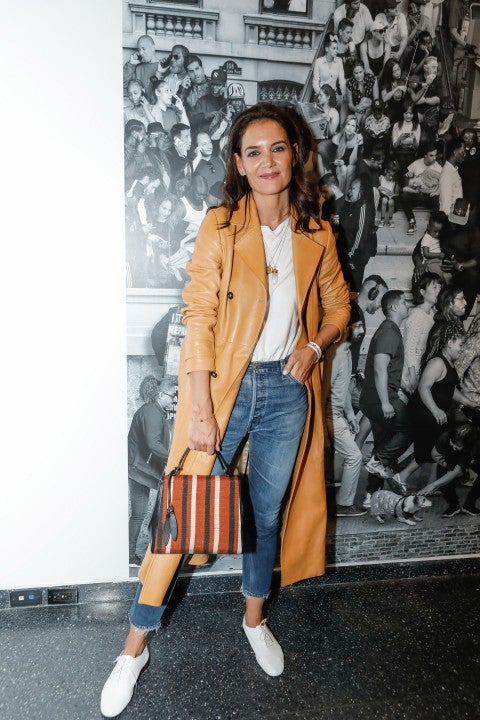 Katie Holmes at JR: Chronicles Opening At The Brooklyn Museum 