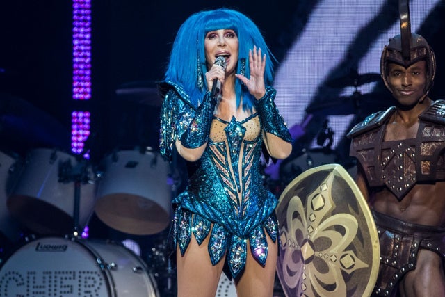 Cher performs in sweden