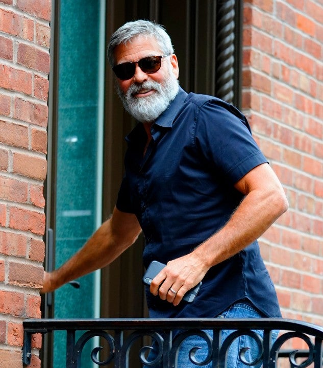 George Clooney in nyc on sept 30