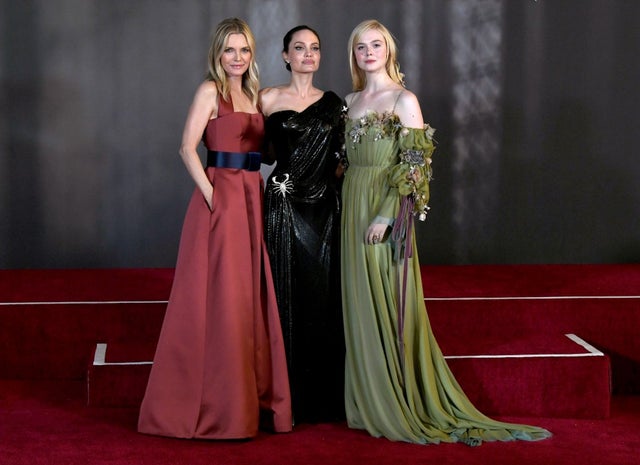 Michelle Pfeiffer, Angelina Jolie and Elle Fanning