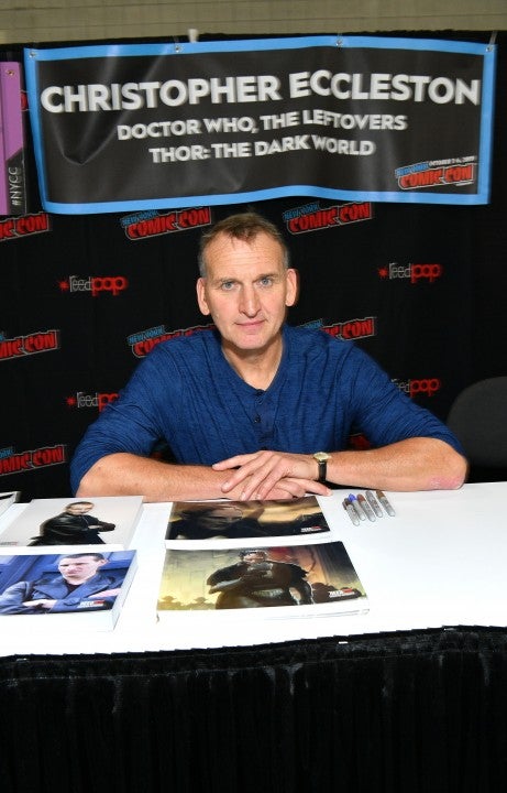 Christopher Eccleston signs autographs after Fantastic! A Conversation with Christopher Eccleston
